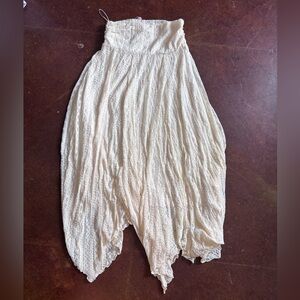 NWT Revolve More To Come Karina Maxi Skirt in Ivory - size small